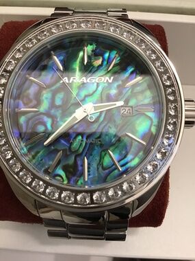 Aragon Automatic watch - Abalone peacock dial